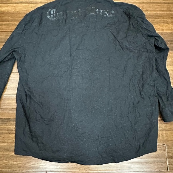 COOGI Mens Long Sleeve Black Dress Shirt - 5XL - Picture 7 of 8